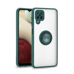 Tuff Slim Armor Hybrid Ring Stand Case for Samsung Galaxy A12 (Dark Green) Tuff Slim Armor Hybrid Ring Stand Case for Samsung Galaxy A12 (Dark Green)